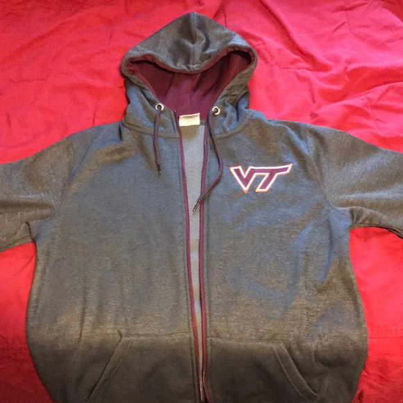 Virginia Tech Zip-Up Hoodie - Picture 1 of 4